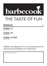 Предварительный просмотр 1 страницы Barbecook KAMAL 53 Manual