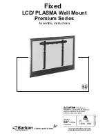 Barkan Premium Series Assembly Instructions Manual preview