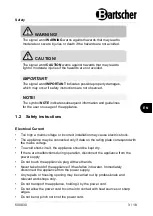 Preview for 5 page of Bartscher 500830 Instructions Manual