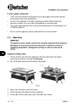 Preview for 16 page of Bartscher 500830 Instructions Manual