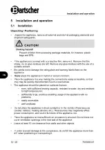 Preview for 14 page of Bartscher 58L-SW Manual