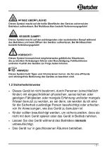 Preview for 7 page of Bartscher A150155 Instruction Manual