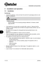 Preview for 14 page of Bartscher D3000 KTP-KL Manual