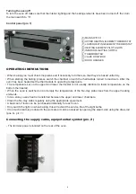 Preview for 6 page of Bartscher E-4 Instructions For Installation And Use Manual