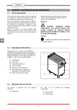 Preview for 6 page of Bartscher FTG91MA1 Installation, Operating And Maintenance Manual