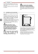 Preview for 12 page of Bartscher FTG91MA1 Installation, Operating And Maintenance Manual