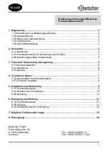 Preview for 5 page of Bartscher M 5110 Manual