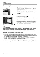 Preview for 50 page of Bartscher M 5110 Manual