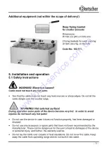 Preview for 10 page of Bartscher Professional Manual