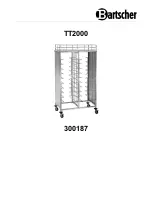 Bartscher TT2000 Original Instruction Manual предпросмотр