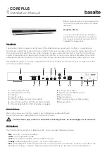 Basalte CORE PLUS Installation Manual preview
