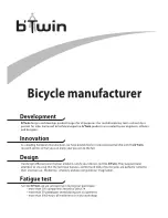 Preview for 2 page of b'Twin Bicycle User Manual