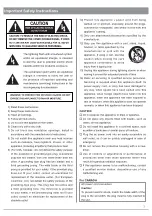 Предварительный просмотр 3 страницы C.E.C. DA5 Owner'S Manual