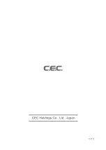 Предварительный просмотр 24 страницы C.E.C. DA5 Owner'S Manual