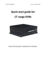 C-KO CT Series Quick Start Manual preview