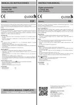 Предварительный просмотр 1 страницы C-LOGIC 280 Instruction Manual