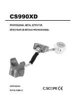 Preview for 1 page of C-SCOPE CS990XD User Manual