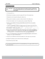 Preview for 19 page of C.T.M. HS-6200 User Manual