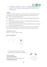 Предварительный просмотр 6 страницы C-Tech BT201 Instruction Manual