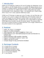 Preview for 3 page of C4i HDV-E5100 User Manual