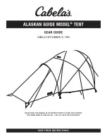 Cabela's Alaskan Guide Model Gear Manual preview