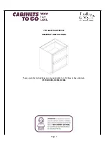 CABINETS TO GO Findley & Myers DC224 Assembly Instructions preview