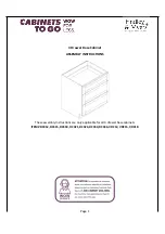 CABINETS TO GO Findley & Myers DC312 Assembly Instructions preview