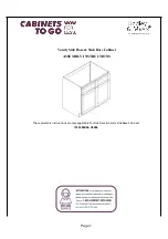 CABINETS TO GO Findley & Myers SB36 Assembly Instructions preview