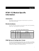 Preview for 3 page of Cabletron Systems 9F241-12 Appendix