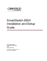 Cabletron Systems SmartSwitch 6500 Installation And Setup Manual preview