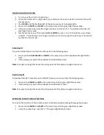 Preview for 2 page of CableVision FLOW Quick Reference Manual