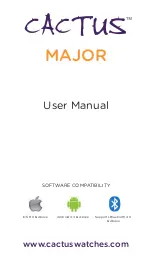Предварительный просмотр 1 страницы Cactus MAJOR User Manual