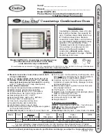 Preview for 1 page of Cadco Line Chef CAPO-303 Specification Sheet