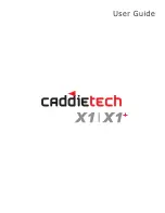 Caddietech X1 User Manual предпросмотр