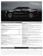 Предварительный просмотр 1 страницы Cadillac 2010 Escalade EXT Brochure