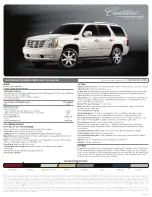 Cadillac ESCALADE HYBRID - BROCHURE 2010 Brochure предпросмотр