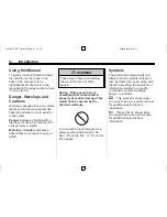 Preview for 4 page of Cadillac SRX 2010 User Manual