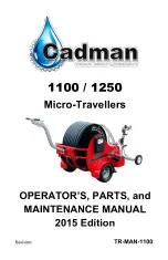 Preview for 1 page of Cadman 1100 Operator'S Manual