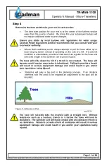 Preview for 12 page of Cadman 1100 Operator'S Manual