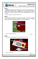 Preview for 22 page of Cadman 1100 Operator'S Manual