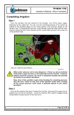 Preview for 24 page of Cadman 1100 Operator'S Manual