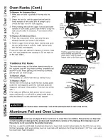 Предварительный просмотр 10 страницы Cafe CT9070 Owner'S Manual