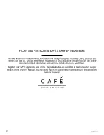 Preview for 2 page of Cafe CT9570 Owner'S Manual