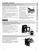 Preview for 13 page of Cafe CWE19S Owner'S Manual And Installation Instructions