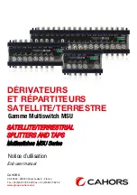 Предварительный просмотр 1 страницы cahors MSU Series End User Manual