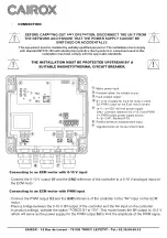 Предварительный просмотр 3 страницы Cairox REM-REGU Quick Start Manual