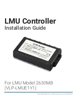 CalAmp LMU 2630MB Installation Manual preview