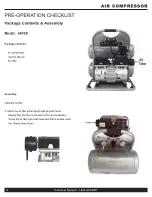 Preview for 8 page of California Air Tools 4610S Owner'S Manual