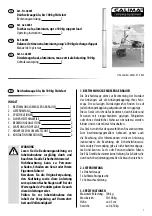 CALIMA 46041 Operating Instructions Manual preview