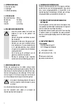 Preview for 6 page of CALIMA 46041 Operating Instructions Manual